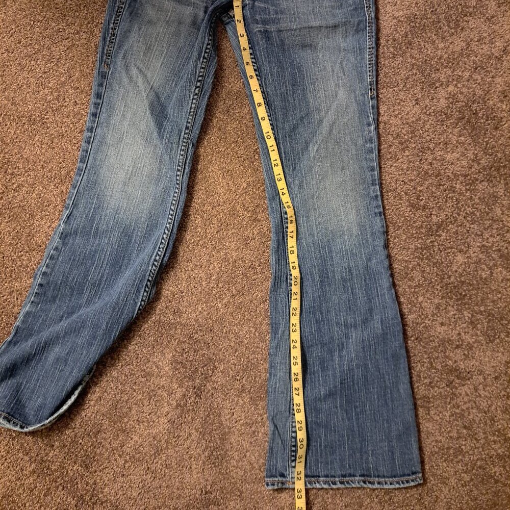 Silver Jeans Lola Western Glove Works Denim Jeans - Picture 3 of 12